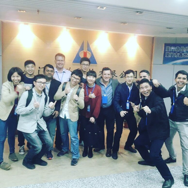 Equipo de CT en las instalaciones de Haiwell