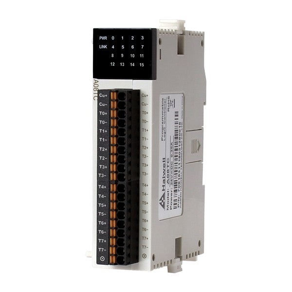 Módulo de termopares Haiwell 8 entradas termopar 16 bits (A08TC)