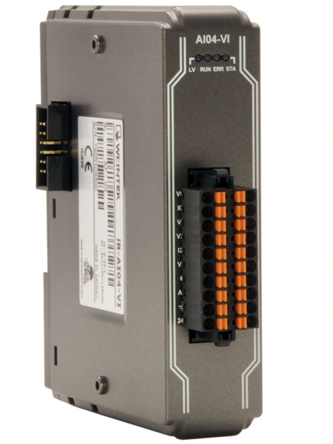 Módulo E/S remota Weintek 4 entradas analógicas (iR-AI04-VI)