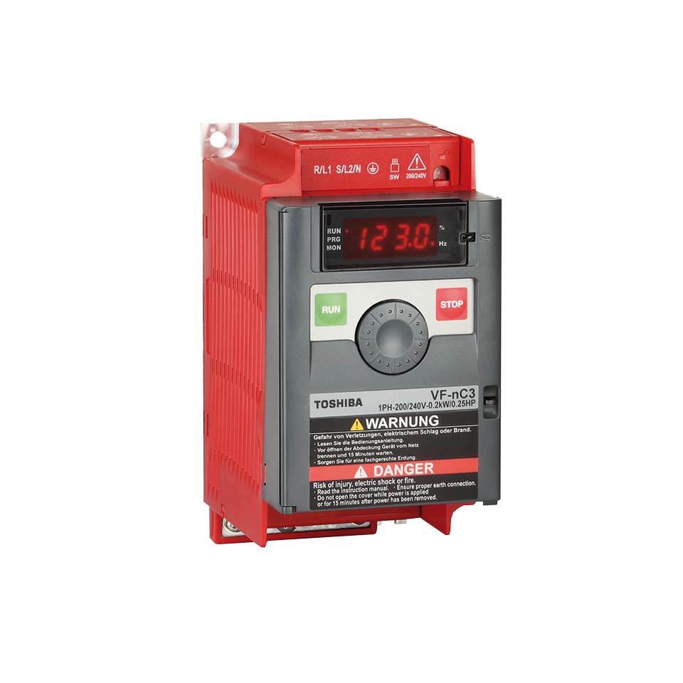 Convertidor de frecuencia Toshiba VF-nC3 0,2 kW