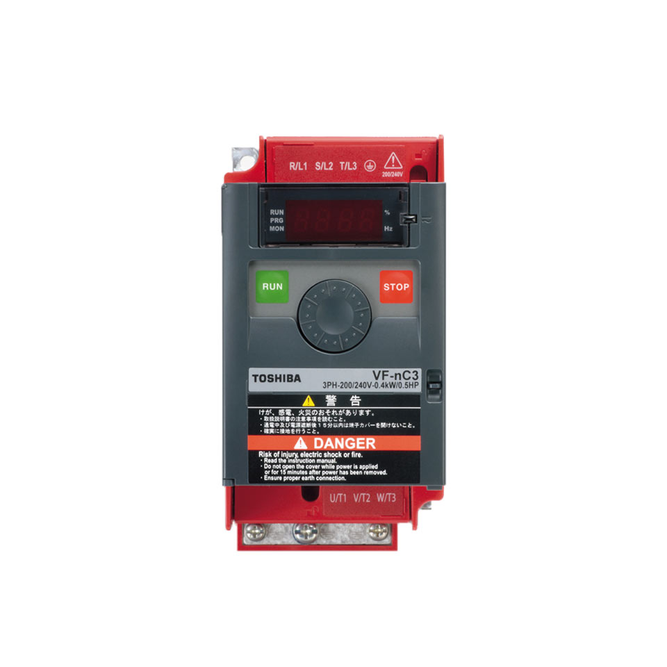 Convertidor de frecuencia Toshiba VF-nC3 0,4 kW