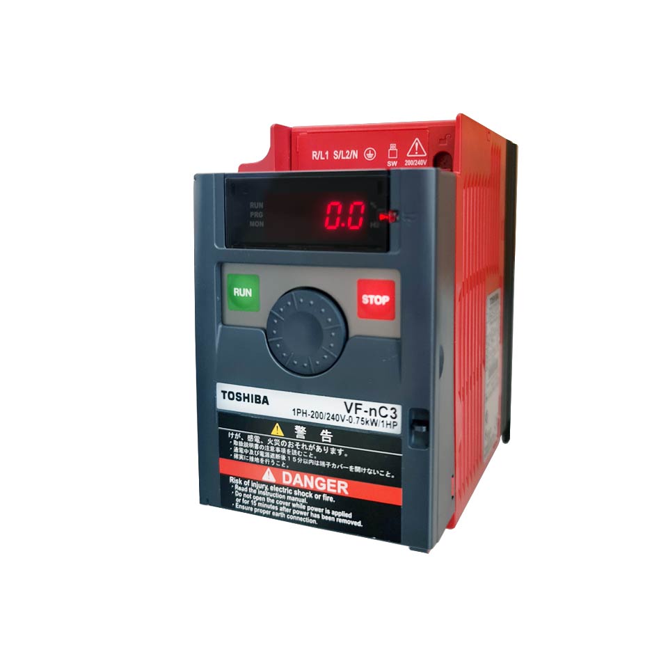 Convertidor de frecuencia Toshiba VF-nC3 0,7 kW